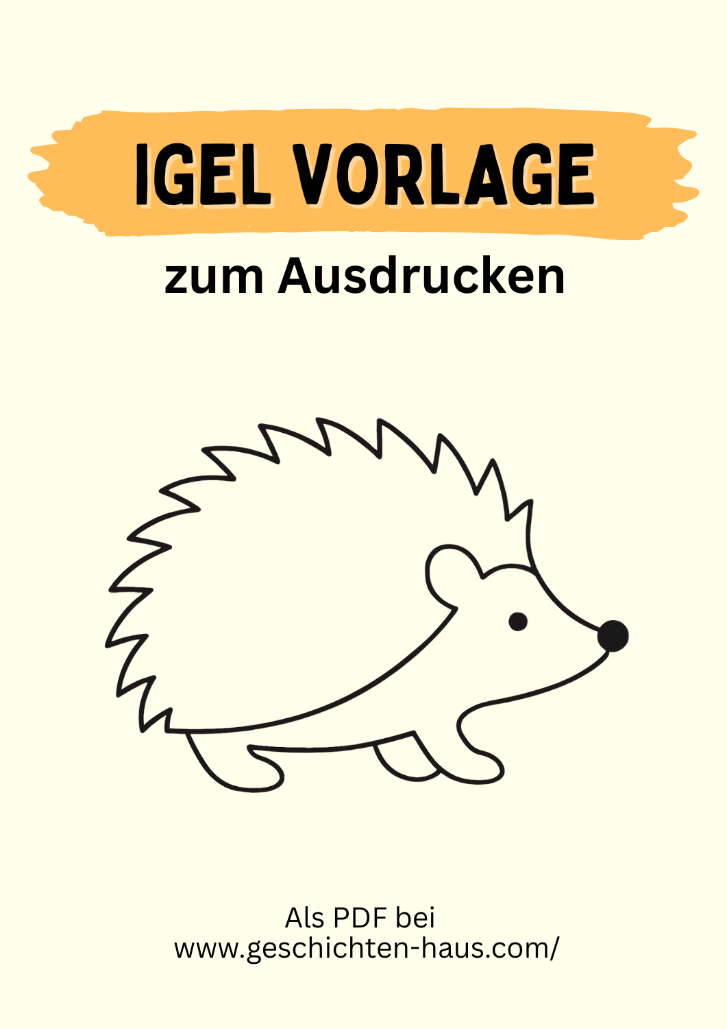 igel basteln vorlage-titelbild