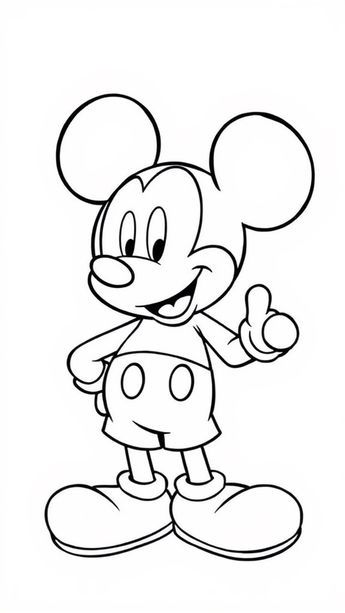 micky maus vorlage-titelbild