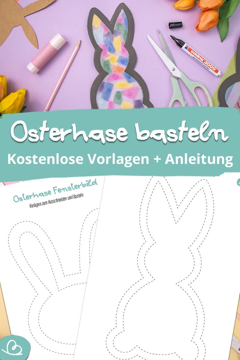 osterhasen basteln vorlage-titelbild
