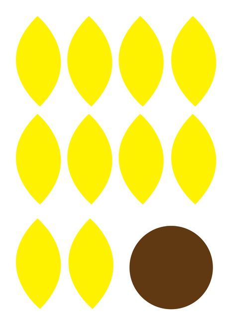 schablone sonnenblume vorlage-titelbild